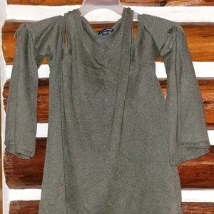 American Eagle Outfitters, Women's Medium cold shoulder sweater with bell sleeve